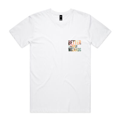 White tee Breast Logo Thumbnail